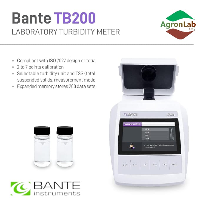 Medidor de Turbidez de sobremesa TB200 - Bante - Imagen 2