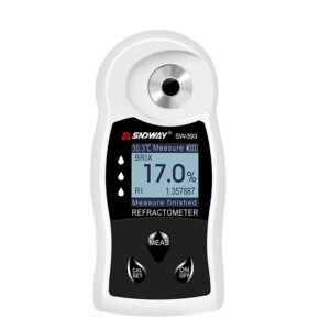 REFRACTOMETRO DIGITAL PORTATIL BRIXOMETRO DE 0 A 55% BRIX SW-593 - SNDWAY
