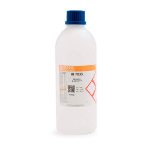 Solución estándar de conductividad eléctrica de 84 µS/cm (frasco de 500mL) HI7033L