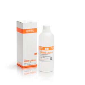 Solución estándar de conductividad de 80,000 µS/cm (frasco de 500 mL) HI7034L